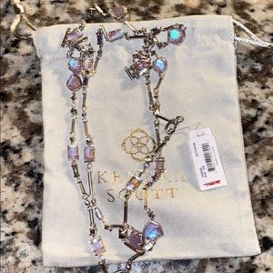 KENDRA SCOTT YAZMIN SILVER NECKLACE